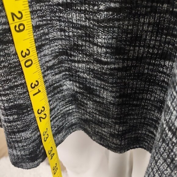 Alya Turtleneck Sleeveless Midi Black, Gray Dress Size XS - Picture 7 of 11